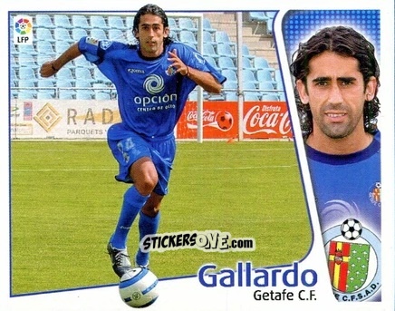 Sticker Gallardo - Liga Spagnola 2004-2005 n. 191 - Colecciones ESTE