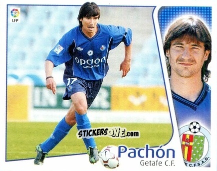 Cromo Pachón - Liga Spagnola 2004-2005 n. 196 - Colecciones ESTE
