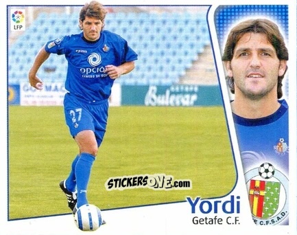 Cromo Yordi - Liga Spagnola 2004-2005 n. 197 - Colecciones ESTE
