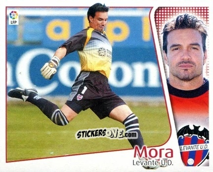 Cromo Mora - Liga Spagnola 2004-2005 n. 200 - Colecciones ESTE