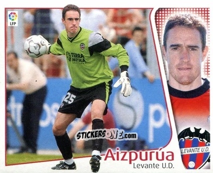 Sticker Aizpurua - Liga Spagnola 2004-2005 n. 201 - Colecciones ESTE