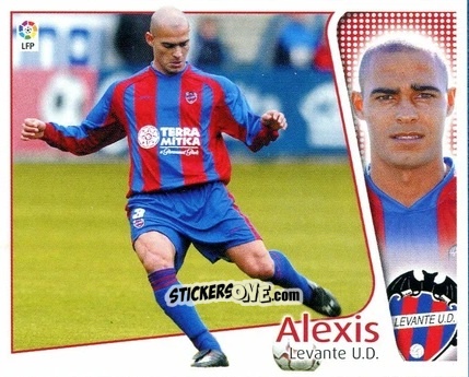 Cromo Alexis - Liga Spagnola 2004-2005 n. 202 - Colecciones ESTE