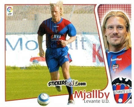 Cromo Mjällby - Liga Spagnola 2004-2005 n. 203 - Colecciones ESTE
