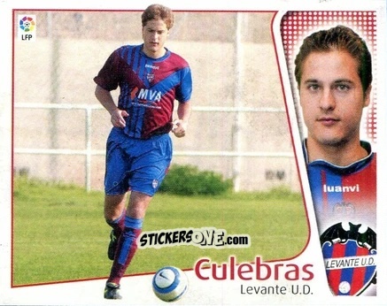 Sticker Culebras - Liga Spagnola 2004-2005 n. 207 - Colecciones ESTE