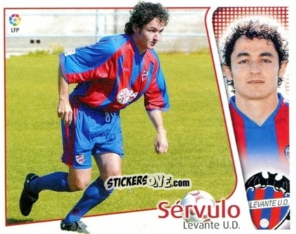 Figurina Sérvulo - Liga Spagnola 2004-2005 n. 214 - Colecciones ESTE