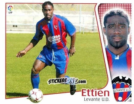Cromo Ettien - Liga Spagnola 2004-2005 n. 215 - Colecciones ESTE