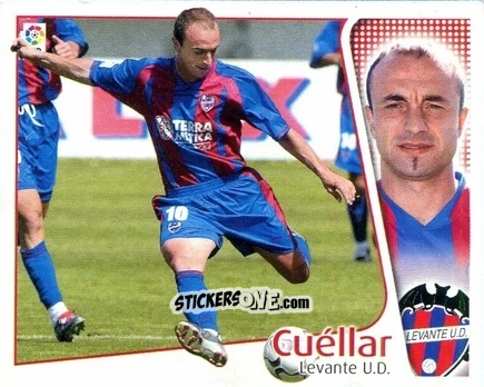 Sticker Cuéllar - Liga Spagnola 2004-2005 n. 220 - Colecciones ESTE
