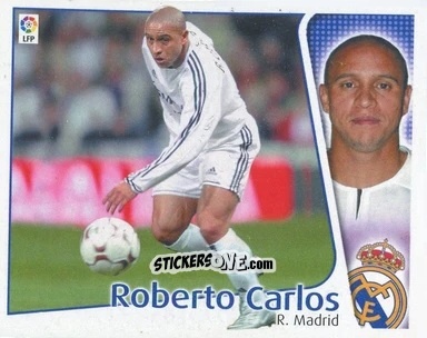 Sticker Roberto Carlos - Liga Spagnola 2004-2005 n. 229 - Colecciones ESTE
