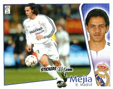Cromo Mejía - Liga Spagnola 2004-2005 n. 233 - Colecciones ESTE