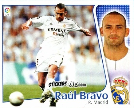 Sticker Raúl Bravo - Liga Spagnola 2004-2005 n. 235 - Colecciones ESTE