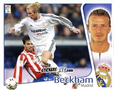 Sticker Beckham - Liga Spagnola 2004-2005 n. 240 - Colecciones ESTE
