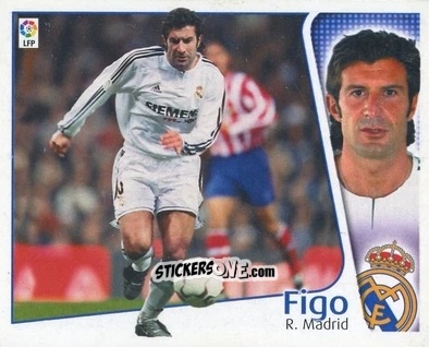 Sticker Figo - Liga Spagnola 2004-2005 n. 244 - Colecciones ESTE