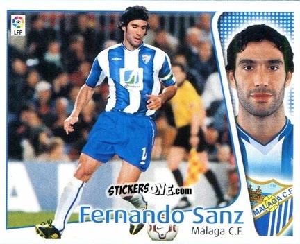 Sticker Fernando Sanz - Liga Spagnola 2004-2005 n. 257 - Colecciones ESTE
