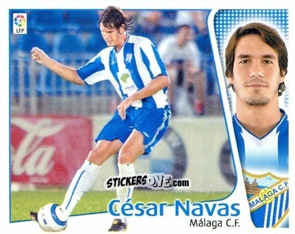 Cromo Cesar Navas - Liga Spagnola 2004-2005 n. 258 - Colecciones ESTE