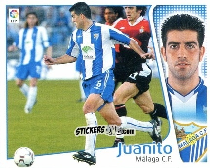 Sticker Juanito - Liga Spagnola 2004-2005 n. 261 - Colecciones ESTE