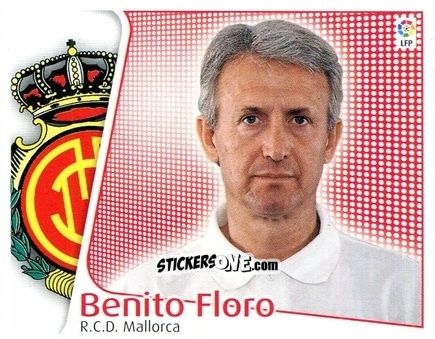 Sticker Benito Floro - Liga Spagnola 2004-2005 n. 273 - Colecciones ESTE