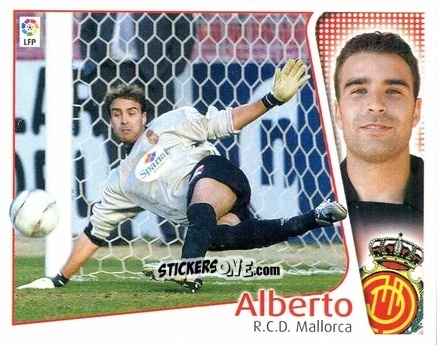 Figurina Alberto - Liga Spagnola 2004-2005 n. 275 - Colecciones ESTE