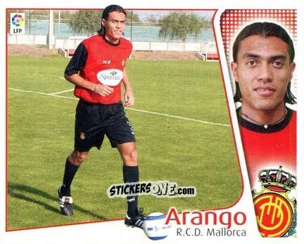 Sticker Arango - Liga Spagnola 2004-2005 n. 284 - Colecciones ESTE