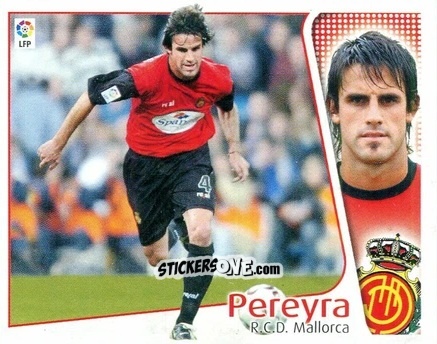 Figurina Pereyra - Liga Spagnola 2004-2005 n. 286 - Colecciones ESTE