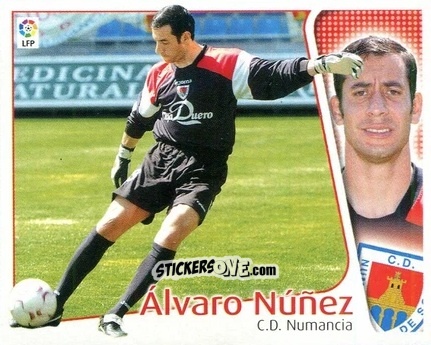 Figurina Álvaro Núñez - Liga Spagnola 2004-2005 n. 299 - Colecciones ESTE