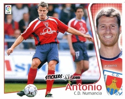 Figurina Antonio - Liga Spagnola 2004-2005 n. 301 - Colecciones ESTE