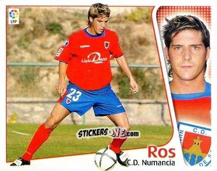 Figurina Ros - Liga Spagnola 2004-2005 n. 312 - Colecciones ESTE