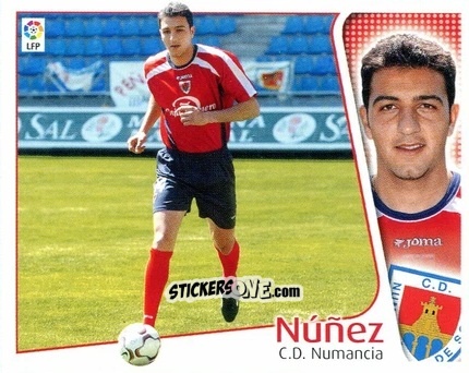 Figurina Núñez - Liga Spagnola 2004-2005 n. 313 - Colecciones ESTE