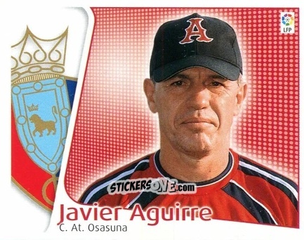 Sticker Javier Aguirre - Liga Spagnola 2004-2005 n. 322 - Colecciones ESTE