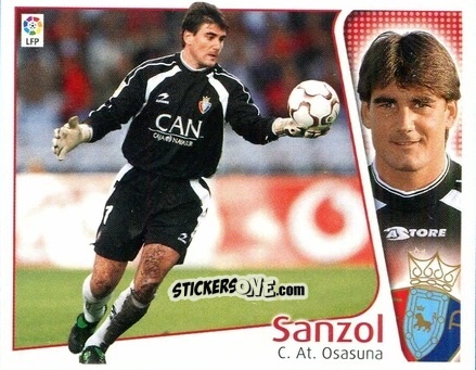 Sticker Sanzol - Liga Spagnola 2004-2005 n. 323 - Colecciones ESTE