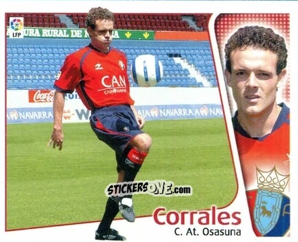 Figurina Corrales - Liga Spagnola 2004-2005 n. 328 - Colecciones ESTE