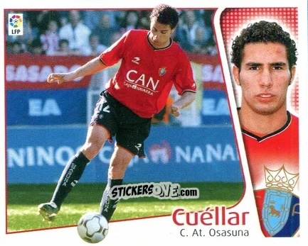 Sticker Cuéllar - Liga Spagnola 2004-2005 n. 329 - Colecciones ESTE