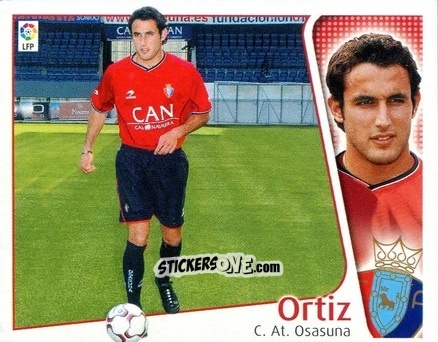Figurina Ortiz - Liga Spagnola 2004-2005 n. 336 - Colecciones ESTE