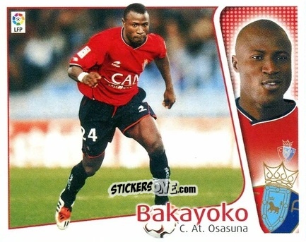 Sticker Bakayoko - Liga Spagnola 2004-2005 n. 344 - Colecciones ESTE