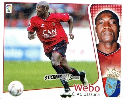 Sticker Webó - Liga Spagnola 2004-2005 n. 345 - Colecciones ESTE