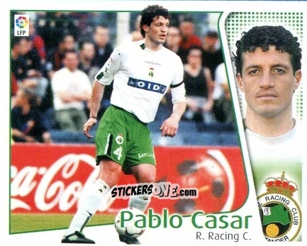 Sticker Pablo Casar - Liga Spagnola 2004-2005 n. 351 - Colecciones ESTE