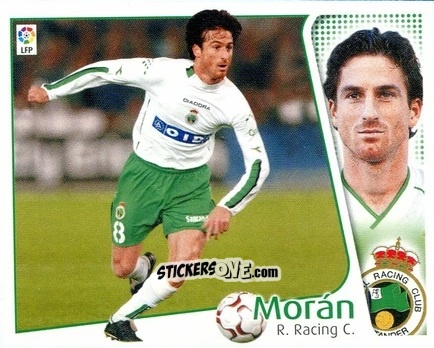 Sticker Morán - Liga Spagnola 2004-2005 n. 357 - Colecciones ESTE