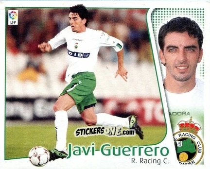 Cromo Javi Guerrero - Liga Spagnola 2004-2005 n. 368 - Colecciones ESTE