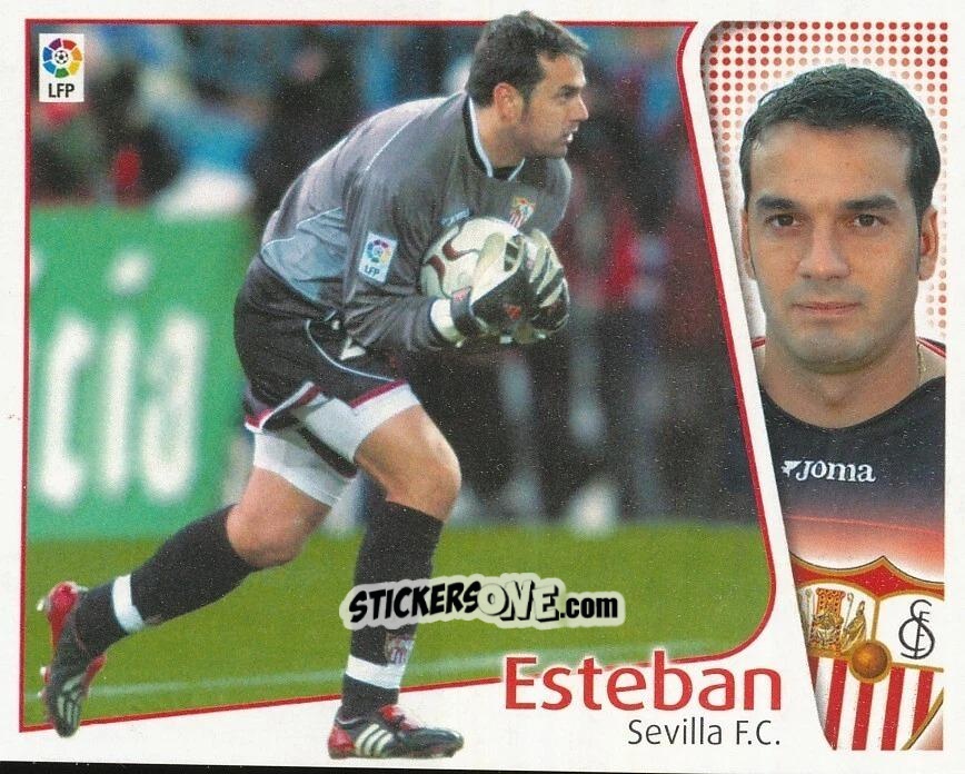 Sticker Esteban - Liga Spagnola 2004-2005 n. 373 - Colecciones ESTE