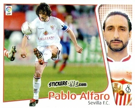 Figurina Pablo Alfaro - Liga Spagnola 2004-2005 n. 376 - Colecciones ESTE