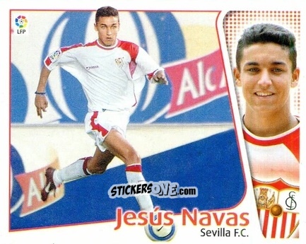 Figurina Jesus Navas - Liga Spagnola 2004-2005 n. 390 - Colecciones ESTE