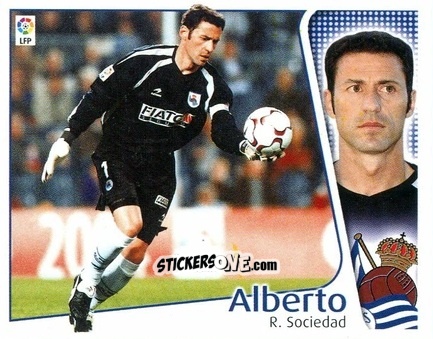 Figurina Alberto - Liga Spagnola 2004-2005 n. 398 - Colecciones ESTE