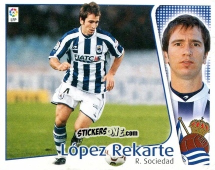 Sticker López Rekarte - Liga Spagnola 2004-2005 n. 399 - Colecciones ESTE