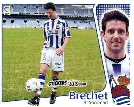 Cromo Brechet - Liga Spagnola 2004-2005 n. 404 - Colecciones ESTE