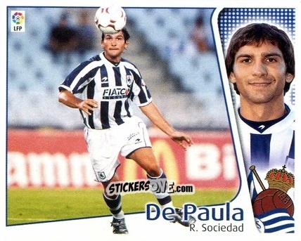 Sticker De Paula - Liga Spagnola 2004-2005 n. 418 - Colecciones ESTE