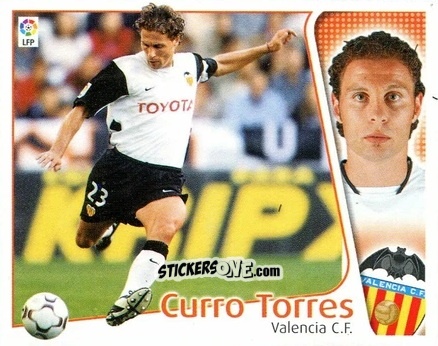 Sticker Curro Torres - Liga Spagnola 2004-2005 n. 425 - Colecciones ESTE
