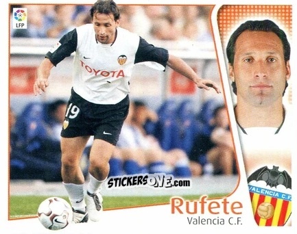 Cromo Rufete - Liga Spagnola 2004-2005 n. 434 - Colecciones ESTE