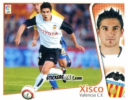 Cromo Xisco - Liga Spagnola 2004-2005 n. 446 - Colecciones ESTE