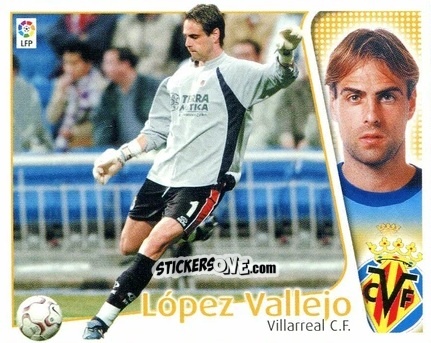 Cromo López Vallejo - Liga Spagnola 2004-2005 n. 450 - Colecciones ESTE
