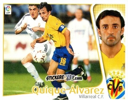 Sticker Quique Álvarez - Liga Spagnola 2004-2005 n. 453 - Colecciones ESTE