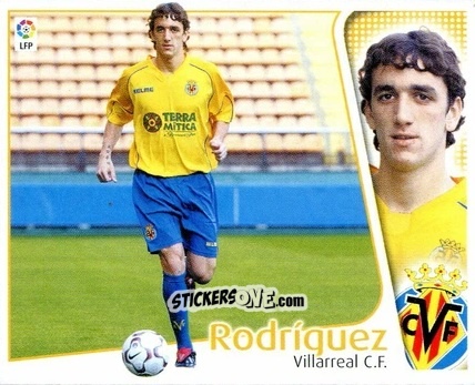 Cromo Rodríguez - Liga Spagnola 2004-2005 n. 454 - Colecciones ESTE